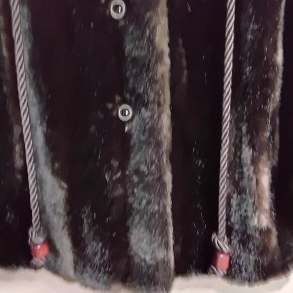 Sportowne Vintage Women's Grandella ll Faux Fur Coat Size 10 #537 - Picture 3 of 9